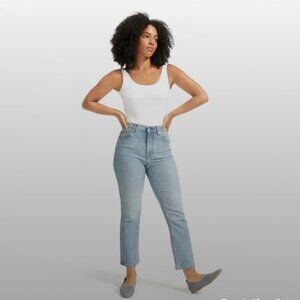 Everlane The Cheeky Jean Crop Size 26 Light Wash